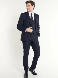 Steffen Klein Anzüge<Herren Anzug Slim-Fit blau uni