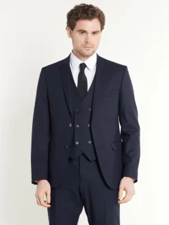 Steffen Klein Anzüge<Herren Anzug Slim-Fit blau uni