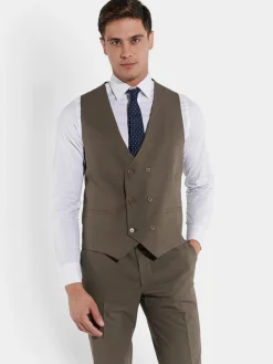 Steffen Klein Anzüge<Herren Anzug Slim-Fit taupe uni