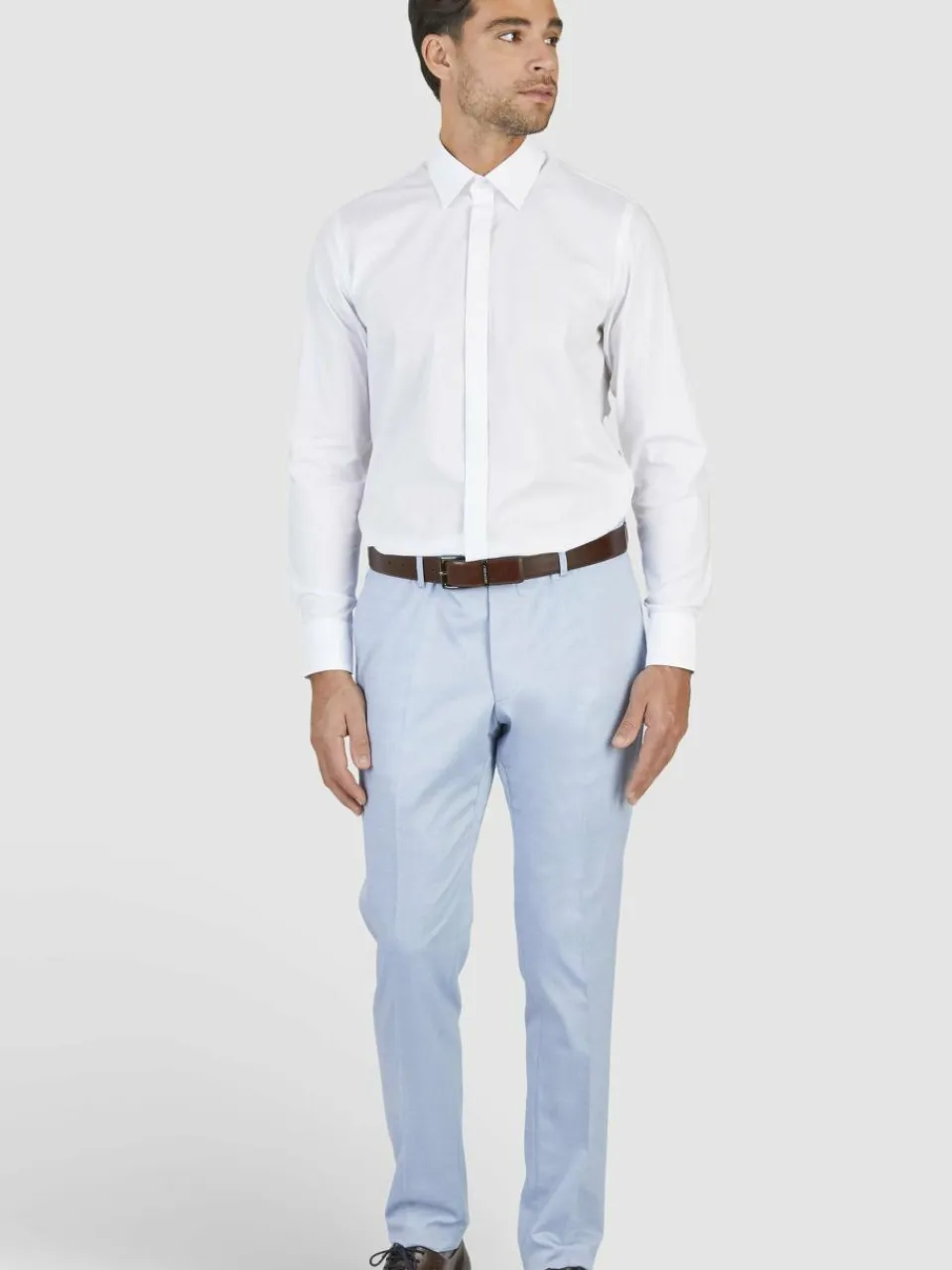 Daniel Hechter Anzüge<Herren Anzughose hellblau meliert