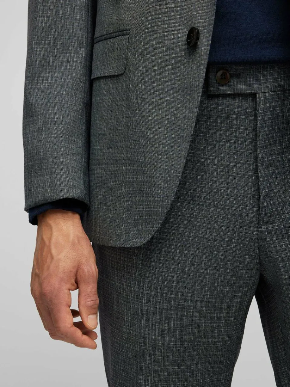 Daniel Hechter Anzüge<Herren Anzughose grau meliert