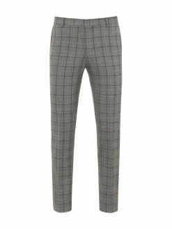 Benvenuto Anzüge<Herren Anzughose - IAGO grau kariert