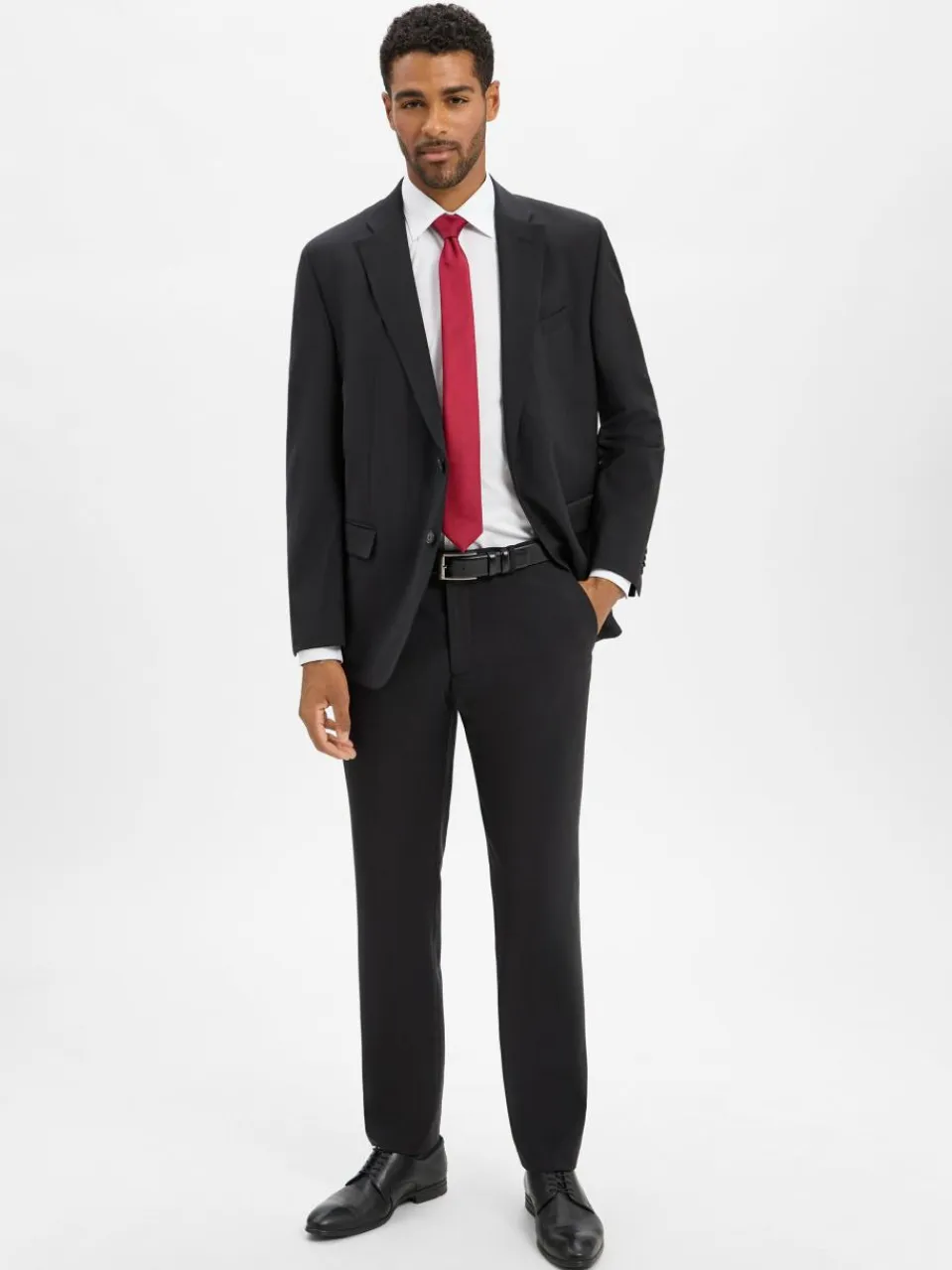 Pierre Cardin Hosen|Baukasten-Anzüge<Herren Anzug-Hose - Ryan schwarz uni