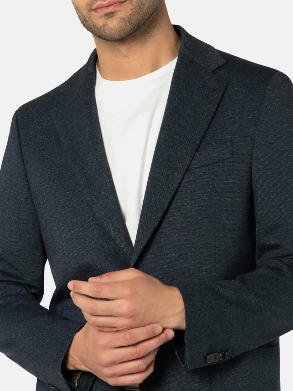 Benvenuto Anzüge<Herren Anzugsakko - MATTHEO blau meliert