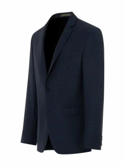 Benvenuto Sakkos<Herren Anzugsakko - OTHELLO blau kariert