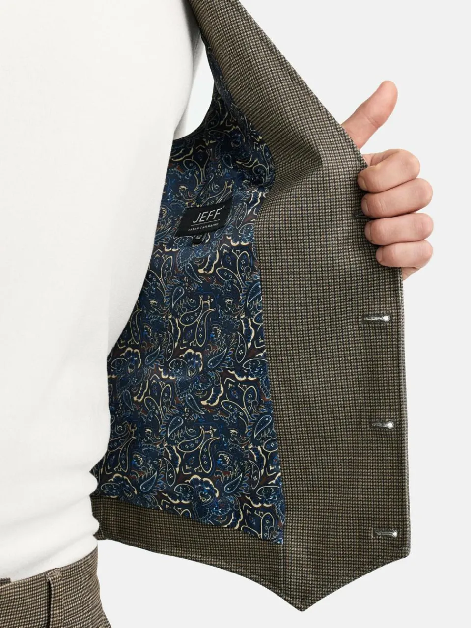 Herren Jeff Anzüge>Herren Anzugweste - JFChris