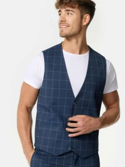 Herren Jeff Anzüge>Herren Anzugweste - JFTate