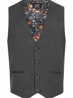 Herren Jeff Anzüge>Herren Anzugweste - Nikolaj Plain