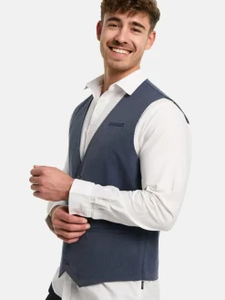 Jeff Anzüge<Herren Anzugweste - Nikolaj Plain marine uni