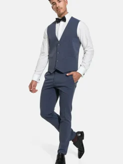 Jeff Anzüge<Herren Anzugweste - Nikolaj Plain marine uni