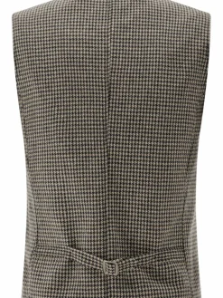 CG - CLUB of GENTS Anzüge<Herren Anzugweste mit Woll-Anteil - Morley schoko beige kariert