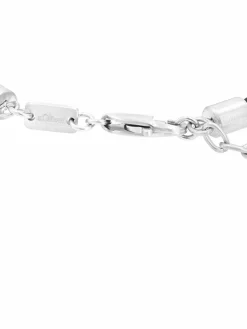 s.Oliver Schmuck<Herren Armband schwarz uni