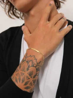 KUZZOI Schmuck<Herren Armband gold uni