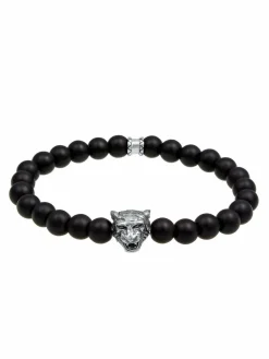KUZZOI Schmuck<Herren Armband schwarz uni