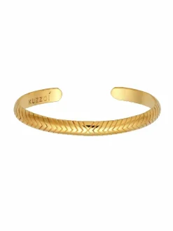 KUZZOI Schmuck<Herren Armband gold uni