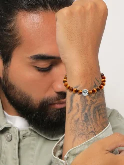 KUZZOI Schmuck<Herren Armband braun uni