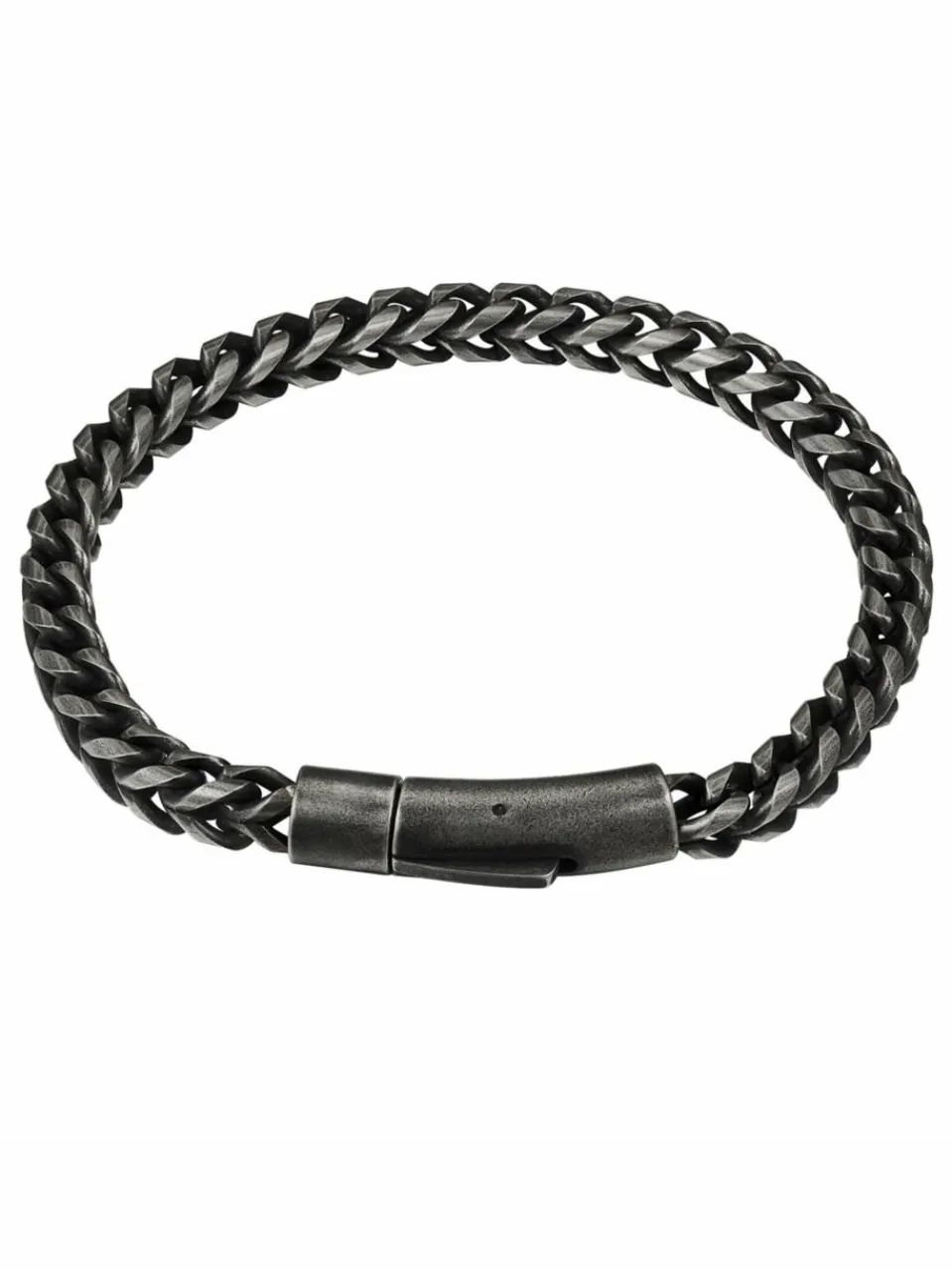 True Rebels Schmuck<Herren Armband grau uni