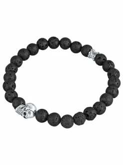 KUZZOI Schmuck<Herren Armband schwarz uni