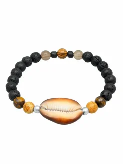 KUZZOI Schmuck<Herren Armband schwarz uni