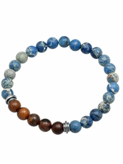 KUZZOI Schmuck<Herren Armband blau uni