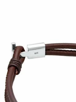KUZZOI Schmuck<Herren Armband braun uni