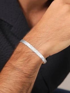 KUZZOI Schmuck<Herren Armband silber uni