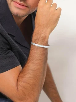 KUZZOI Schmuck<Herren Armband silber uni