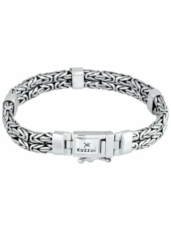 KUZZOI Schmuck<Herren Armband silber uni