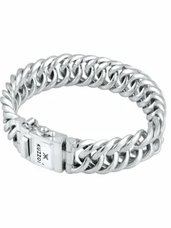 KUZZOI Schmuck<Herren Armband silber uni
