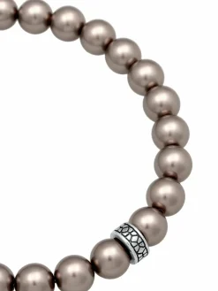 KUZZOI Schmuck<Herren Armband silber uni