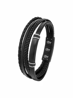 s.Oliver Schmuck<Herren Armband silber uni
