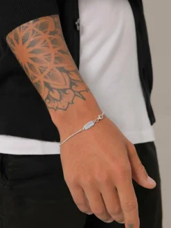 KUZZOI Schmuck<Herren Armband silber uni