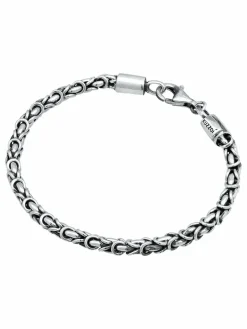 KUZZOI Schmuck<Herren Armband silber uni
