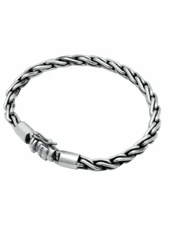 KUZZOI Schmuck<Herren Armband silber uni