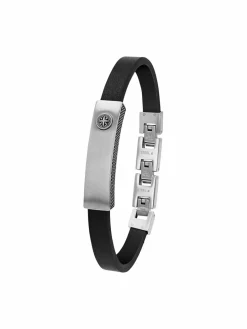s.Oliver Schmuck<Herren Armband schwarz uni