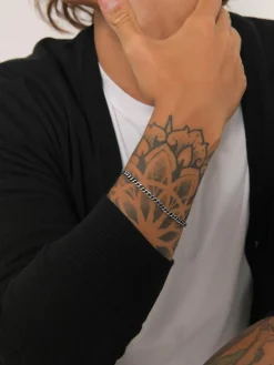 KUZZOI Schmuck<Herren Armband schwarz uni