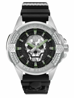 PHILIPP PLEIN Uhren<Herren Armbanduhr schwarz uni