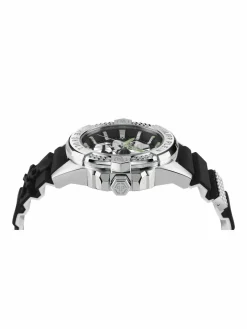 PHILIPP PLEIN Uhren<Herren Armbanduhr schwarz uni