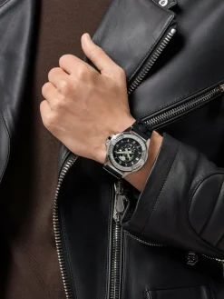 PHILIPP PLEIN Uhren<Herren Armbanduhr schwarz uni