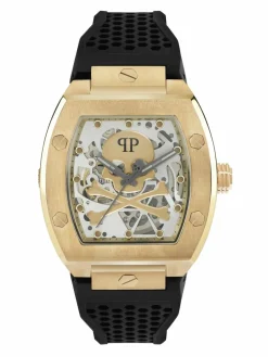 PHILIPP PLEIN Uhren<Herren Armbanduhr schwarz uni