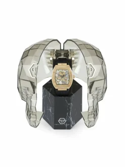 PHILIPP PLEIN Uhren<Herren Armbanduhr schwarz uni