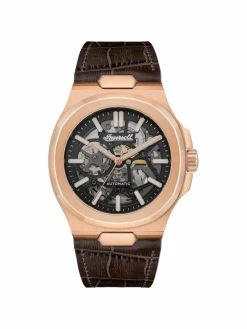 Ingersoll Uhren<Herren Armbanduhr braun uni