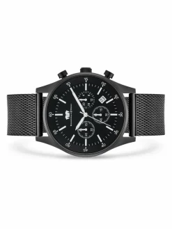 Rhodenwald & Söhne Uhren<Herren Armband-Uhr - Goodwill schwarz uni