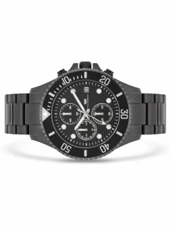 Rhodenwald & Söhne Uhren<Herren Armband-Uhr -Nightstorm schwarz uni