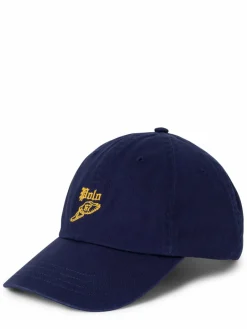 Polo Ralph Lauren Mützen & Caps<Herren Baseballcap marine gelb uni