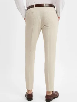 Herren Roy Robson Hosen>Herren Baukasten-Anzughose mit Leinen-Anteil