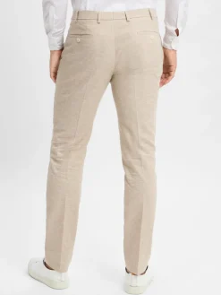 Herren Digel Anzüge>Herren Baukastenanzug-Hose mit Leinen-Anteil - Sergio