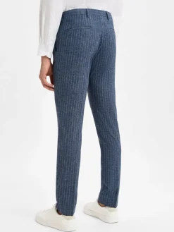 Roy Robson Baukasten-Anzüge<Herren Baukasten-Anzughose mit Schurwoll-Anteil blau ecru gestreift