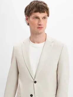 Digel MOVE Sakkos|Anzüge<Herren Baukasten-Anzugsakko - Anello beige meliert