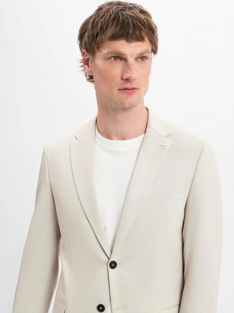 Digel MOVE Sakkos|Anzüge<Herren Baukasten-Anzugsakko - Anello beige meliert